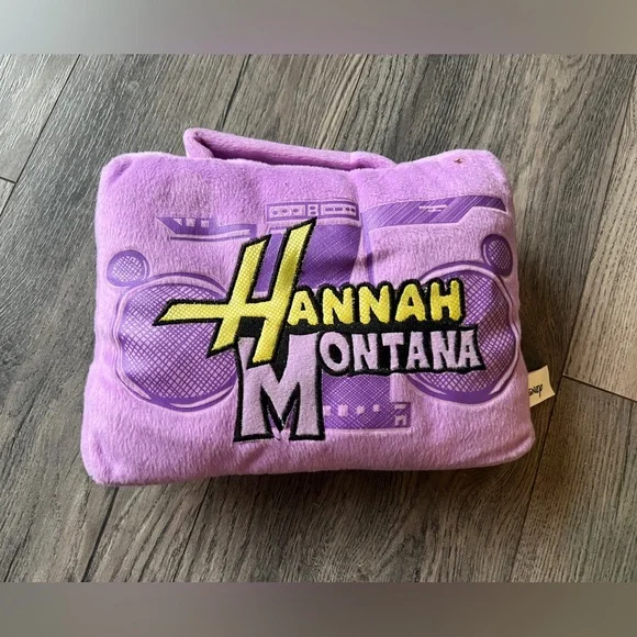 Y2K Hannah Montana Purple Plush Pillow - Picture 1 of 1